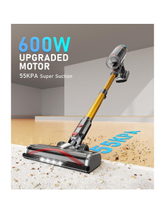 Aspiradora Inalámbrica MBYULO EHBL 600W 55Kpa 60Min 8 en 1 2