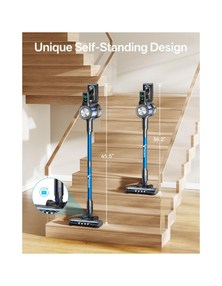 Aspiradora Inalámbrica Vacusion VBS-01, 8 en 1, 150W, 45 min