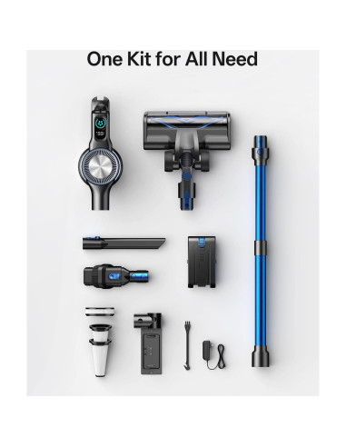 Aspiradora Inalámbrica Vacusion VBS-01, 8 en 1, 150W, 45 min