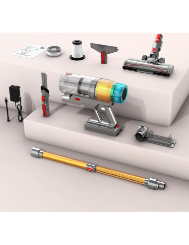 Aspiradora Inalámbrica MBYULO EHBL 600W 55Kpa 60Min 8 en 1