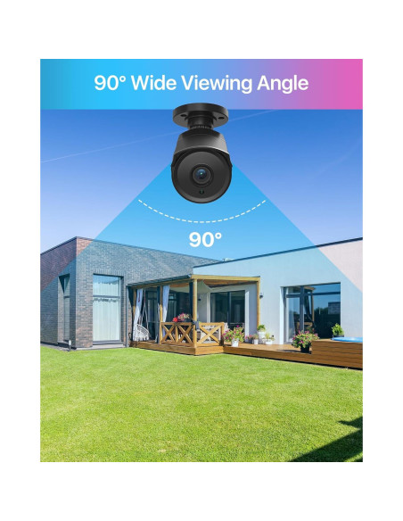 Cámaras de Seguridad ZOSI 4 Pack 1080p HD-TVI con Audio Cámaras de Seguridad ZOSI 4 Pack 1080p HD-TVI con Audio