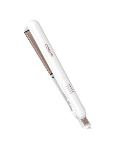 Plancha de Pelo Conair Doble Cerámica 1 Pulgada Blanca