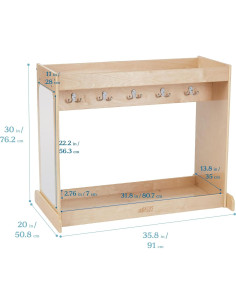 Isla de Disfraces ECR4Kids Streamline Natural para Niños 2