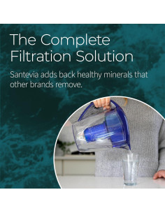 Jarra de Filtro de Agua Alcalina Santevia Classic 9 Tazas 2