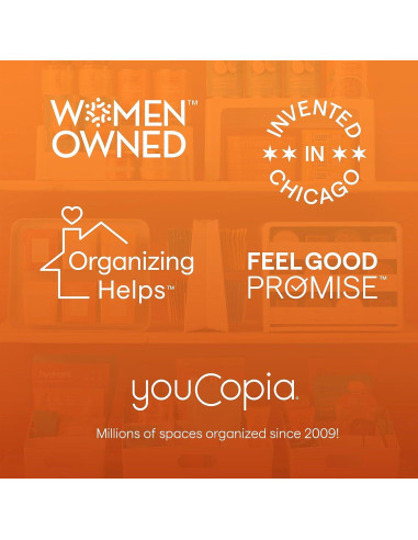 Organizador de Cajón para Especias YouCopia 10 pies Gris