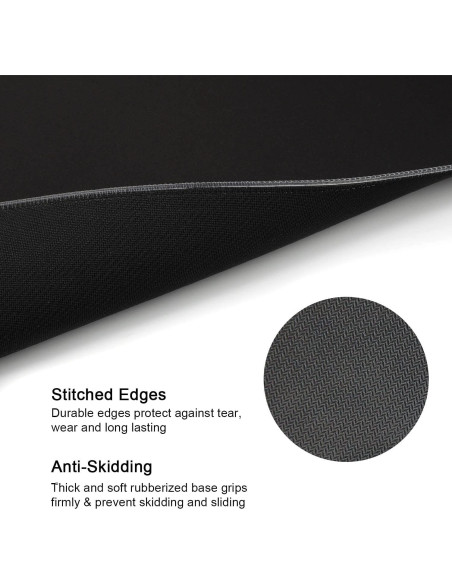 Alfombrilla de Ratón RGB Meffort Inc 60x35cm Negra LED