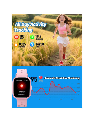 Reloj Inteligente para Niños Teslahero 1.85" Pantalla HD