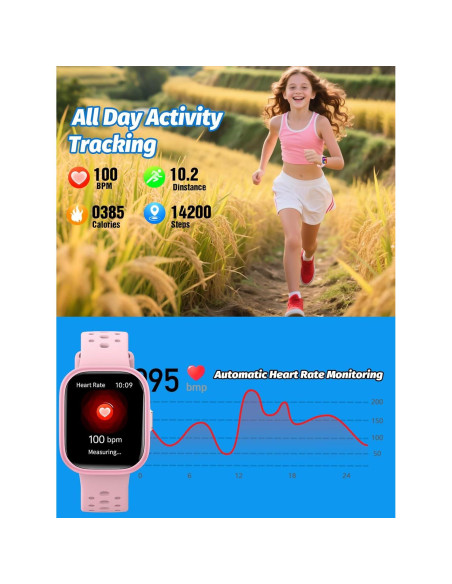 Reloj Inteligente para Niños Teslahero 1.85" Pantalla HD