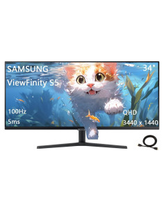Monitor Ultrawide Samsung ViewFinity S5 34" QHD 100Hz 5ms