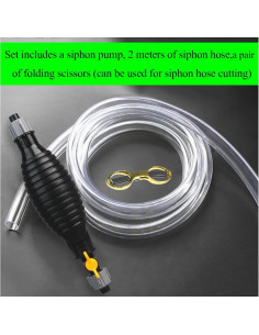 Bomba de Sifón Manual Yocartgo para Gasolina y Diésel 1.98m 2