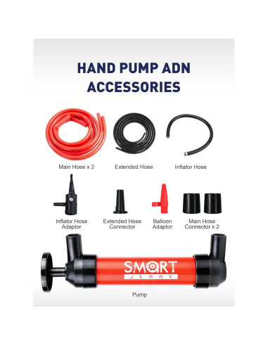 Bomba de Sifón Manual SMART JERRY para Aceite y Combustible