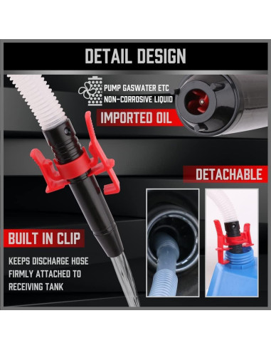 Bomba de Mano Eléctrica SEDY 83000 Portátil para Líquidos