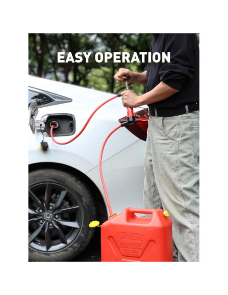 Bomba de Sifón Manual SMART JERRY para Aceite y Combustible