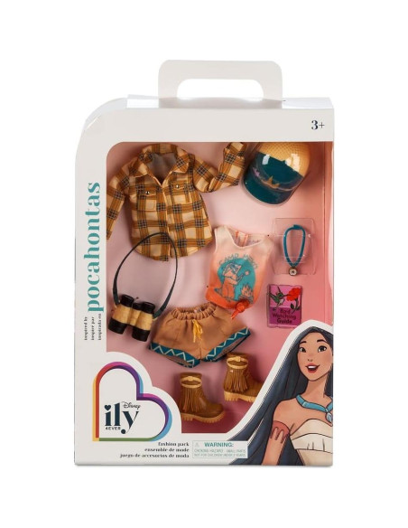 Paquete de Moda Disney ily 4EVER Pocahontas 8 Piezas Niñas