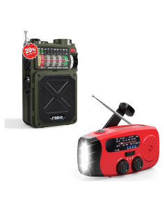 Paquete de Emergencia Emgykit: Radio Solar y Bluetooth 4000mAh