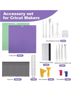 Kit de Accesorios para Máquina Cricut Maker - 43 Piezas 2