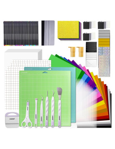 Kit de Accesorios para Cricut HAWERSI - 131 Piezas Todo en Uno