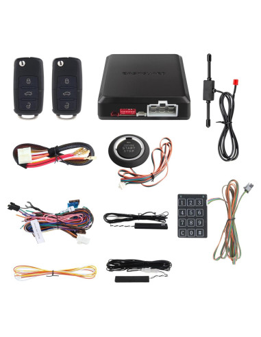 Sistema de Alarma de Coche EASYGUARD EC002-V PKE 12V con Arranque Remoto
