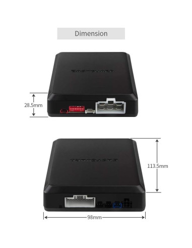 Sistema de Alarma de Coche EASYGUARD EC002-V PKE 12V con Arranque Remoto
