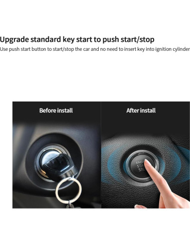 Sistema de Alarma de Coche EASYGUARD EC002-V PKE 12V con Arranque Remoto