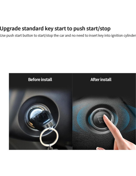 Sistema de Alarma de Coche EASYGUARD EC002-V PKE 12V con Arranque Remoto