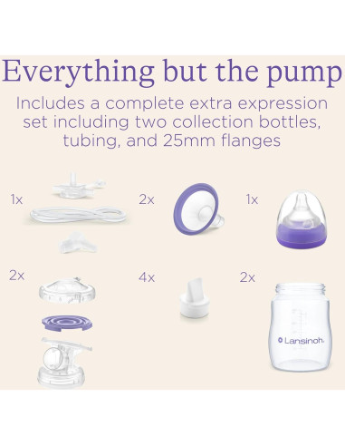 Conjunto de Extracción Adicional Lansinoh para Extractores de Leche