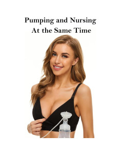 Sostén de Extracción Manos Libres Calabaza Talla Grande Negro 2