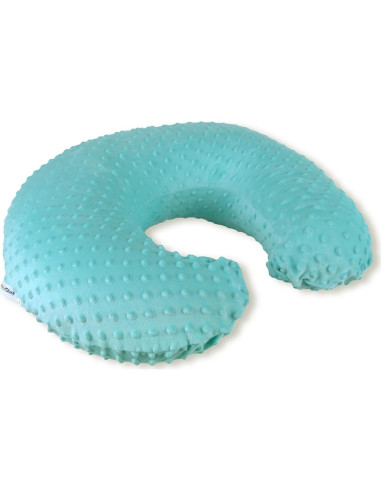 Almohada de Lactancia NiSleep Verde Claro Ajustable 55.9x45 cm
