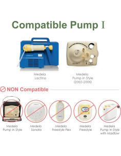 Tubo de Reemplazo Maymom para Extractores Medela Symphony y Lactina 2