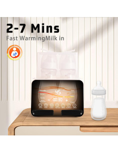 Calentador y Esterilizador de Botellas 8 en 1 Doble DQ-NNQ013-3 2