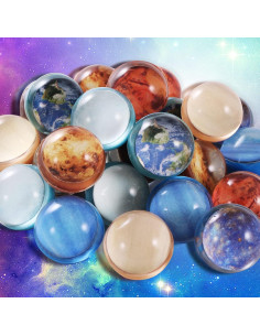 Pelotas Saltarinas de Planetas Pllieay 24pcs 32mm para Fiestas 2