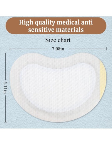 10 Almohadillas de Aceite de Ricino Orgánico Pedobi para Lactancia