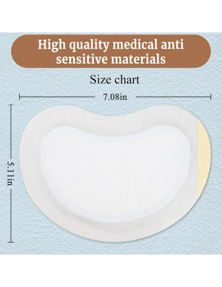 10 Almohadillas de Aceite de Ricino Orgánico Pedobi para Lactancia