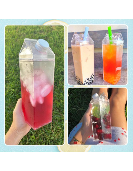 Paquete de 2 Botellas de Agua Canumer 1 L A Prueba de Fugas