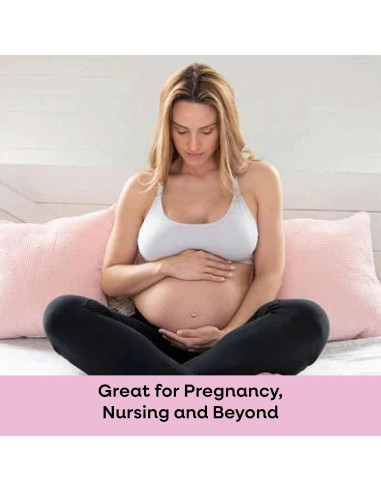 Sostén de Lactancia Bamboobies Grande Gris Sin Aros