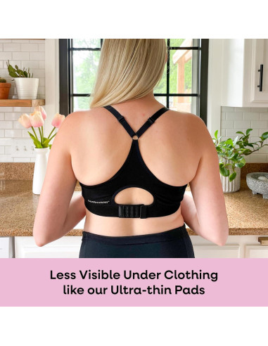 Sostén de Lactancia Bamboobies Grande Gris Sin Aros