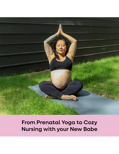 Sostén de Lactancia Bamboobies Grande Gris Sin Aros