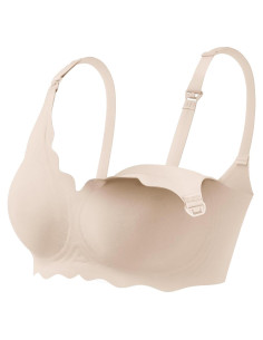 Sostenes de Lactancia Haakaa Grande Beige Sin Costuras