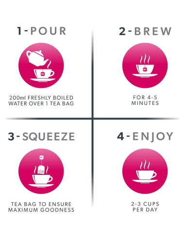 Té Herbal Nutra Tea Hoja de Frambuesa y Menta - 20 Bolsitas