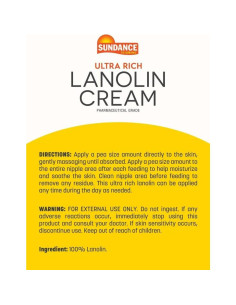 Crema de Lanolina Sundance 198ml Grado Farmacéutico Hipoalergénica 2