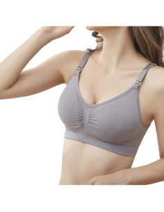 Pack 3 Sujetadores de Lactancia Seitop Sin Costuras - Talla X-Grande 2