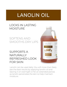 Aceite de Lanolina Velona 1.89 L 100% Puro Hidratante 2