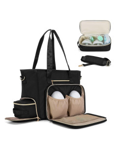 Bolsa Extractor de Leche BAFASO Portátil con Enfriador Negro