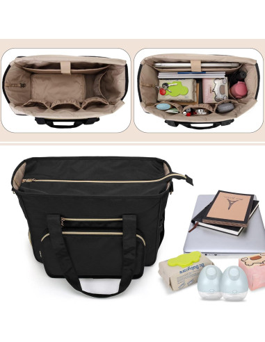 Bolsa Extractor de Leche BAFASO Portátil con Enfriador Negro