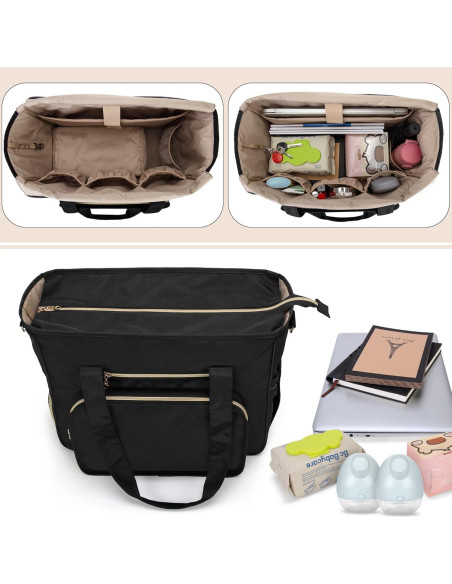 Bolsa Extractor de Leche BAFASO Portátil con Enfriador Negro