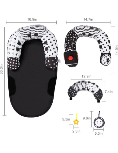 Almohada de Soporte 2 en 1 Lovvie & Joy para Bebés