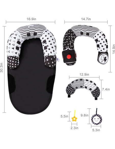 Almohada de Soporte 2 en 1 Lovvie & Joy para Bebés Almohada de Soporte 2 en 1 Lovvie & Joy para Bebés