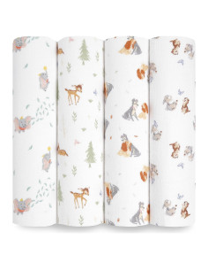 Mantas de Muselina para Bebés aden + anais Disney 4 Piezas