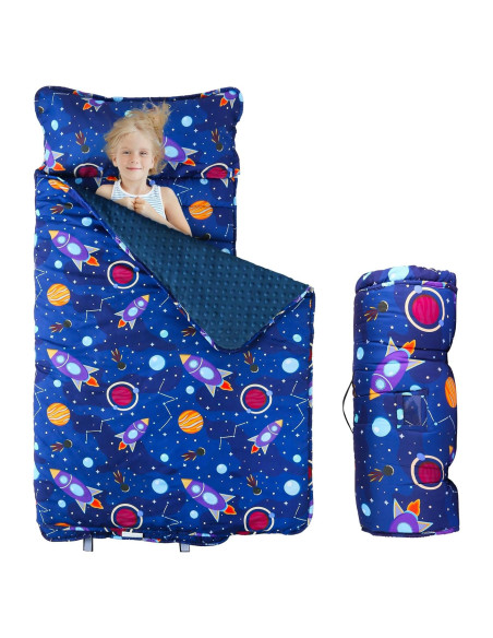 Colchoneta para Siesta Niños Orrhomi SD001 Azul Cohete