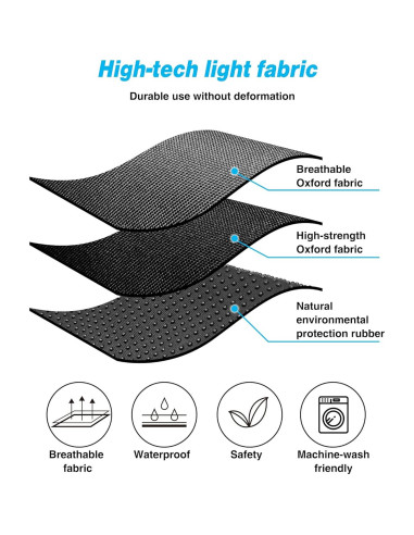 Cama de viaje portátil para niños pequeños - Negro - 22.86x20.32cm